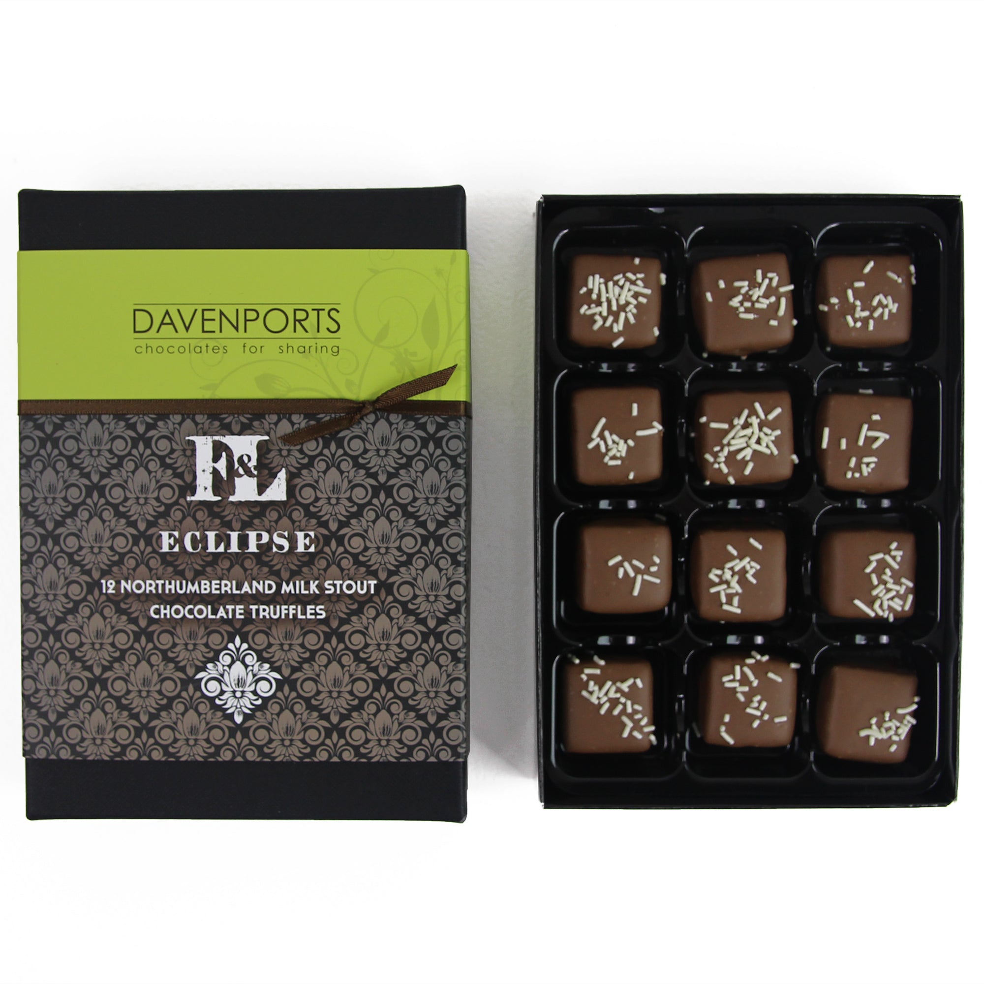Eclipse Milk Stout Truffles Davenports Chocolates Gift Box