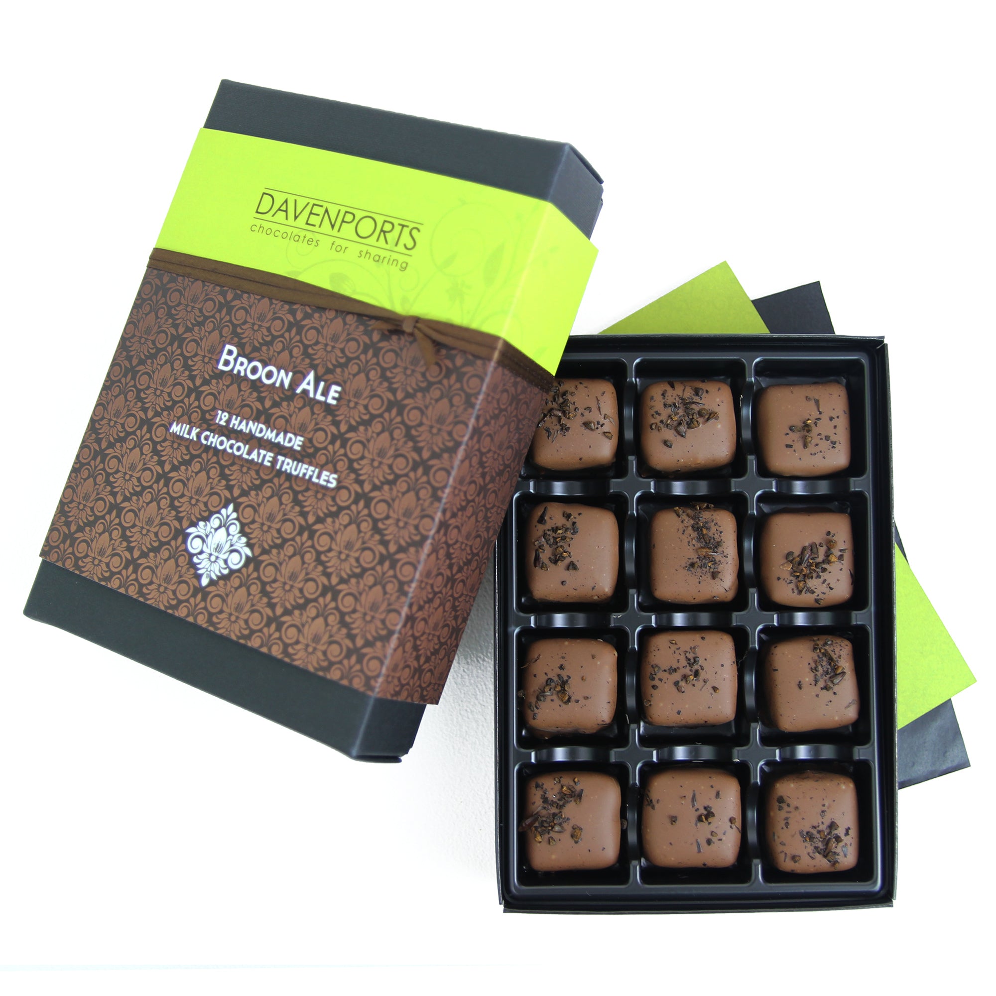 Davenport's Chocolates, Brown Ale Truffles open