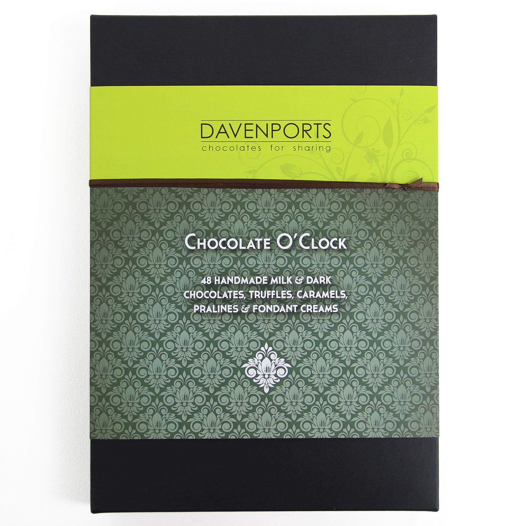 Davenport's Chocolates, Chocolate O'Clock XL Gift Box front