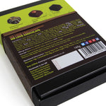 Davenport's Chocolates, Curious Caramels back detail