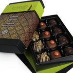 Davenport's Chocolates, Curious Caramels open detail