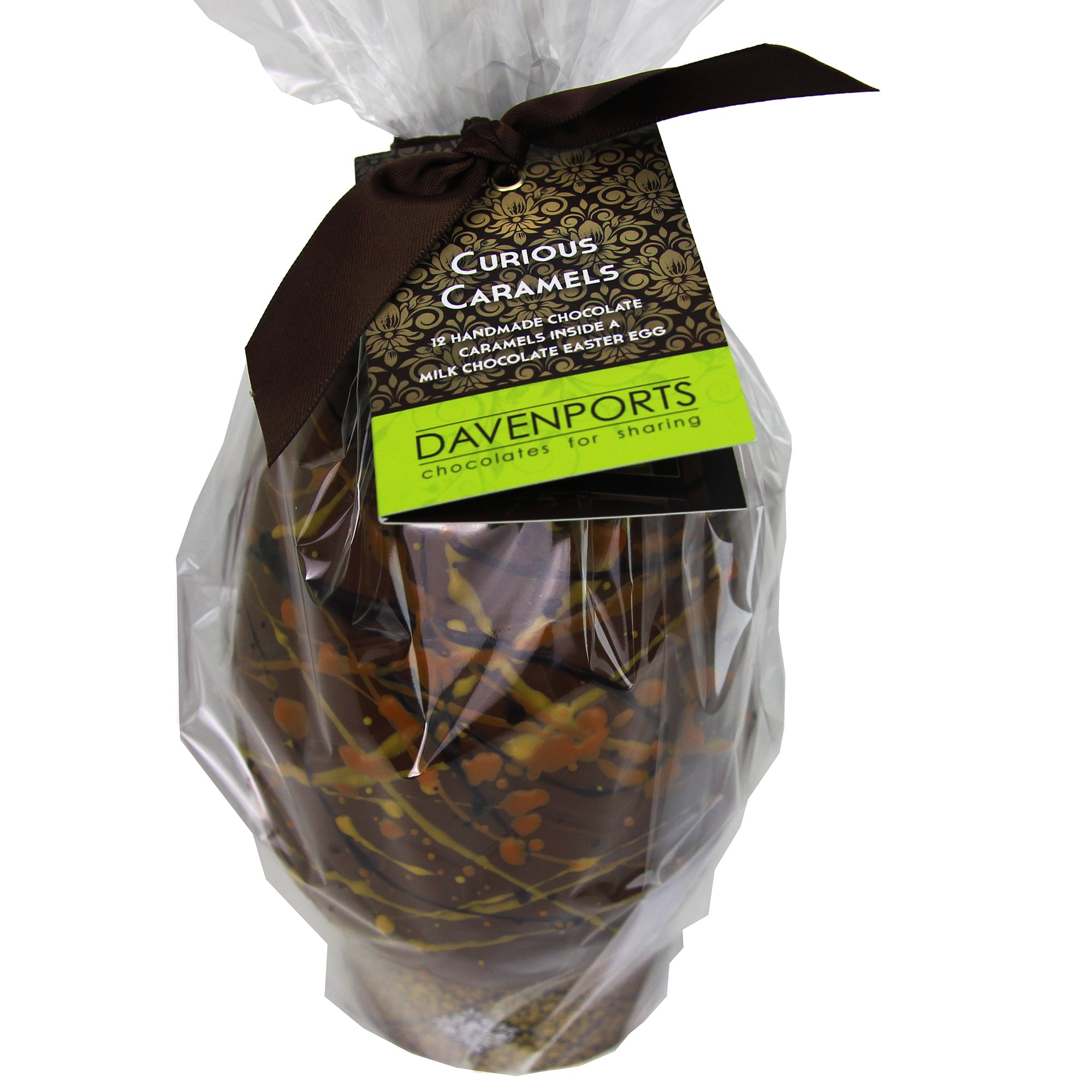 Davenports Chocolates Curious Caramels Egg Front