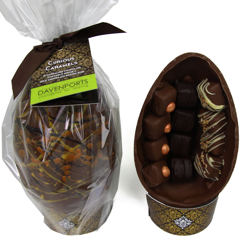 Davenports Chocolates Curious Caramels Egg