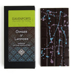 Davenport's Chocolates, Ginger and Lavender Dark Chocolate Bar