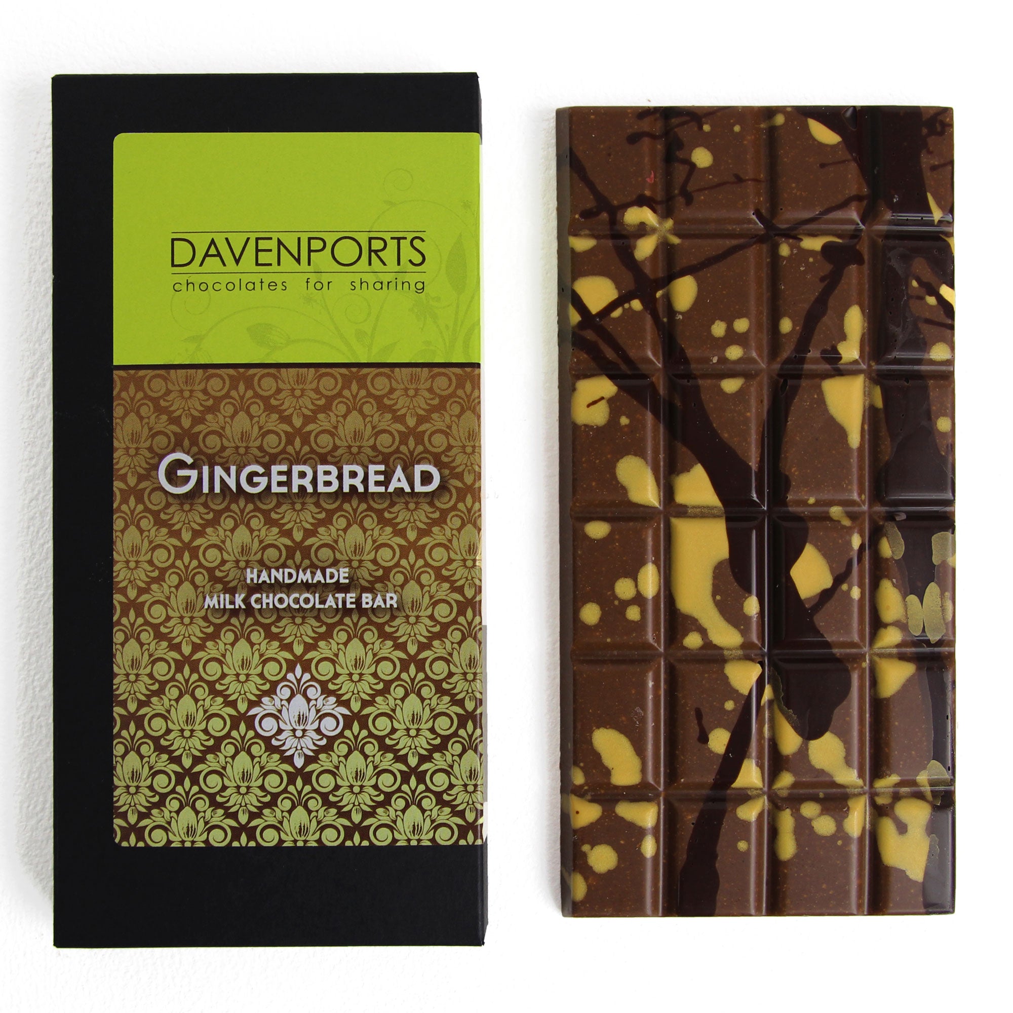 Davenport's Chocolates, Gingerbread Milk Chocolate Bar