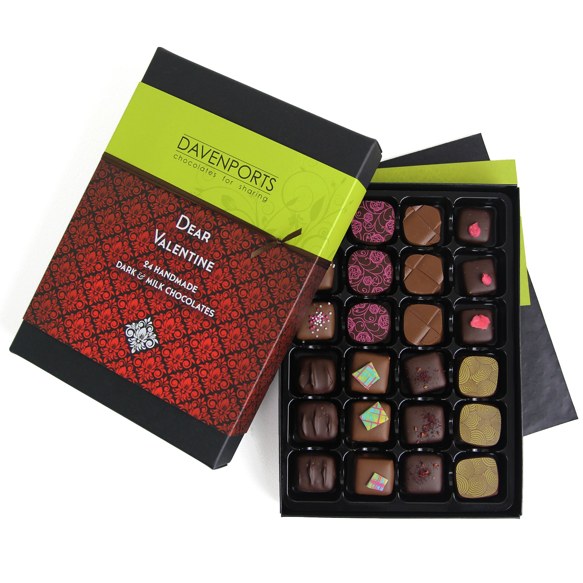 Davenport's Chocolates, Dear Valentine open