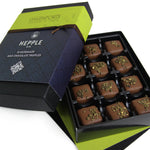 Davenport's Chocolates, Hepple gin Truffles open detail