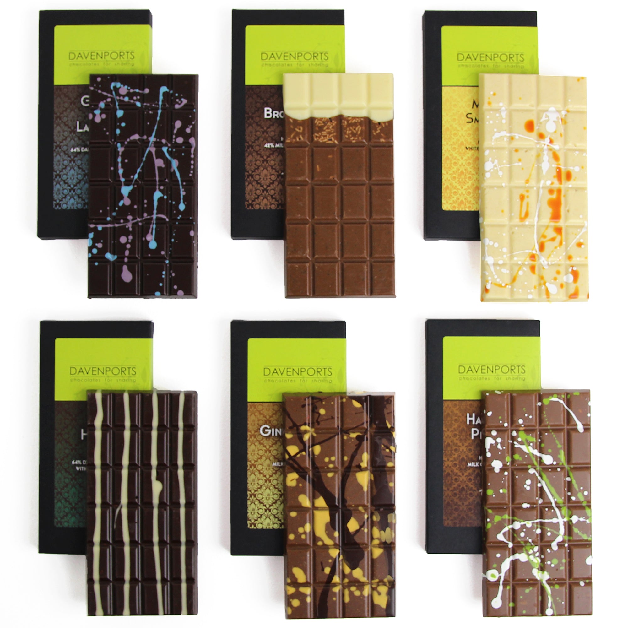 Davenport's Chocolates, Merry Little Christmas Hamper bars
