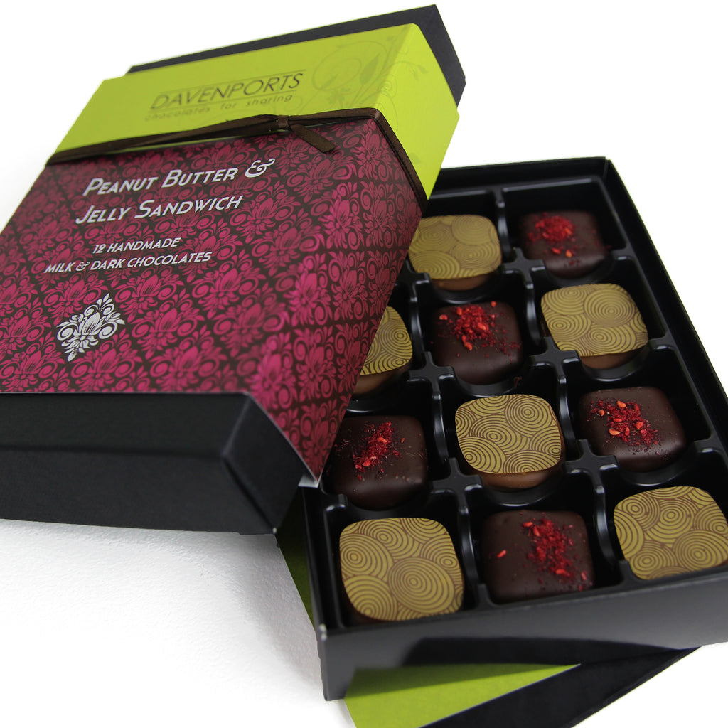 Davenport's Chocolates, Peanut Butter and Jelly Sandwich Gift Box