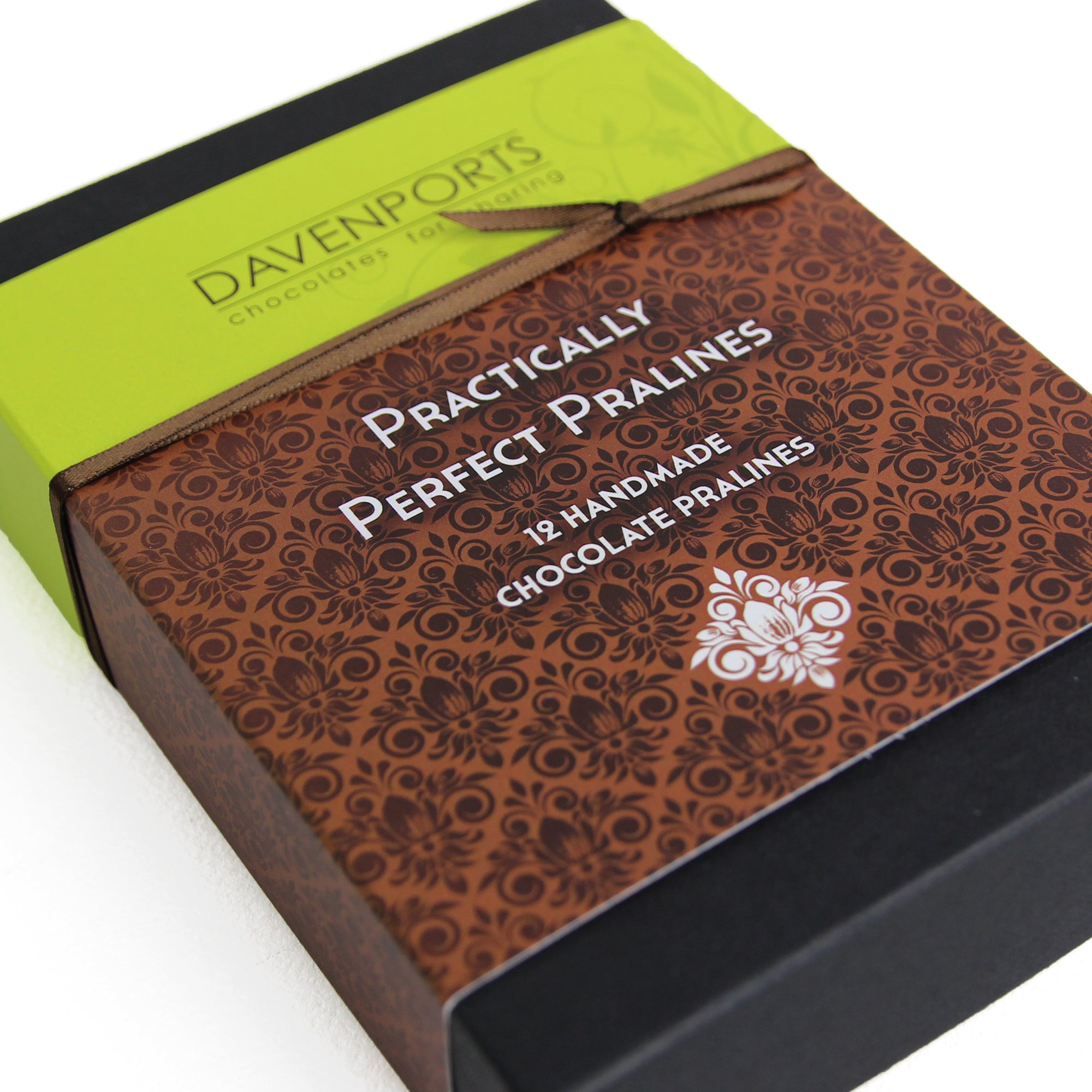 Perfect Pralines Davenports Chocolates front detail