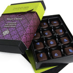 Davenport's Chocolates, Violet fondant Creams open detail