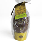 Davenports Chocolates Northumbrian Honey Truffles Easter Egg wrapped with tag