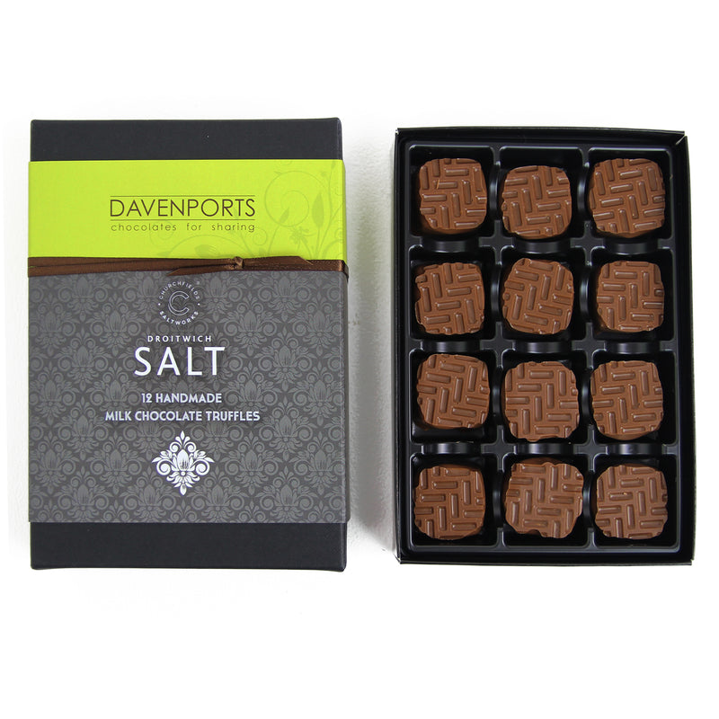 Davenport's Chocolates, Droitwich Salted Milk Chocolate Truffles